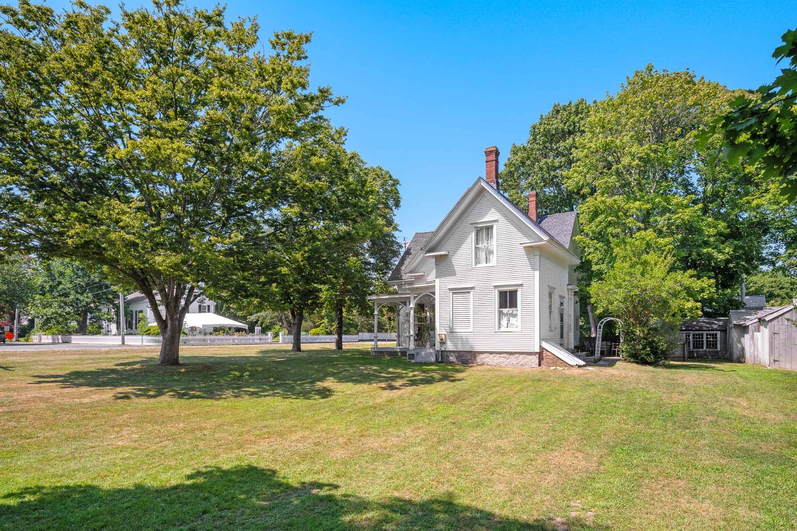 1054 State Road Vineyard Haven, MA 02568 - Photo 3 of 32 Side of the house and yard