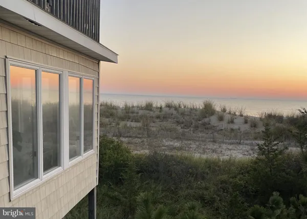 a view of a balcony with an outdoor space