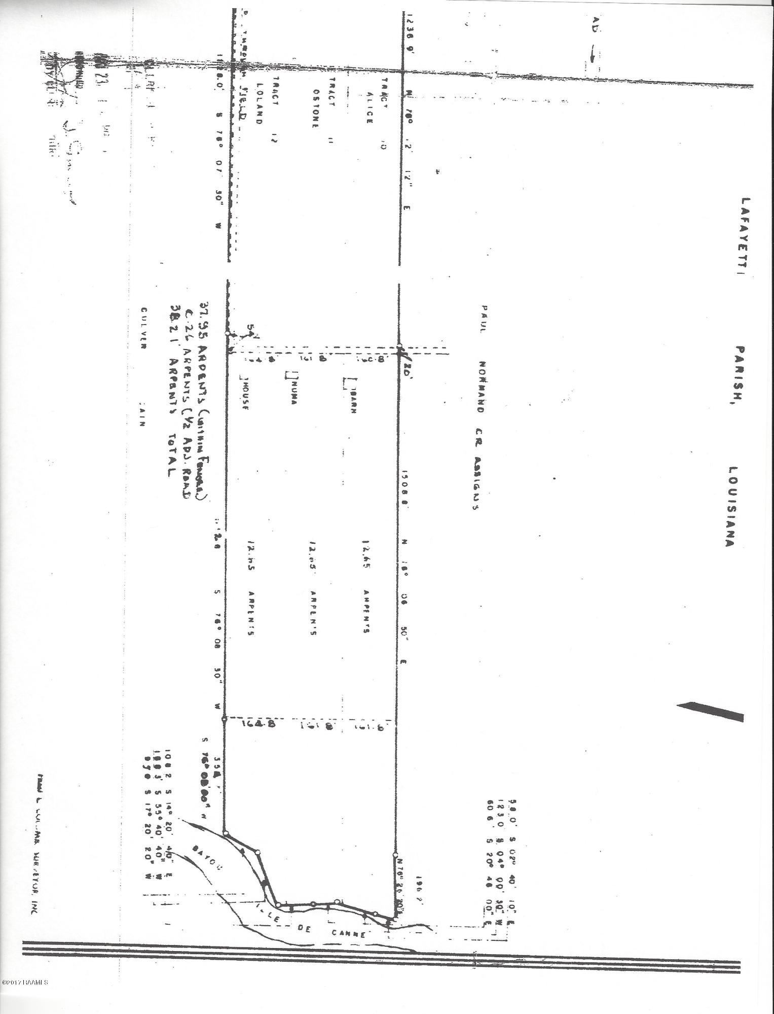 418 B Petite Road Maurice, LA 70555 - Photo 27 of 27 Plat for Petite Rd.