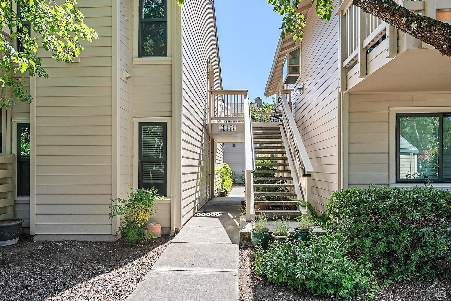 527 Mission Boulevard Santa Rosa, CA 95409 - Photo 1 of 1 a view of a house with stairs and a yard with plants