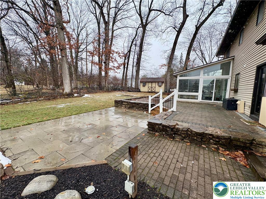 375 Georgetown Road Nazareth, PA 18064 - Photo 20 of 21 a view of a yard with wooden fence