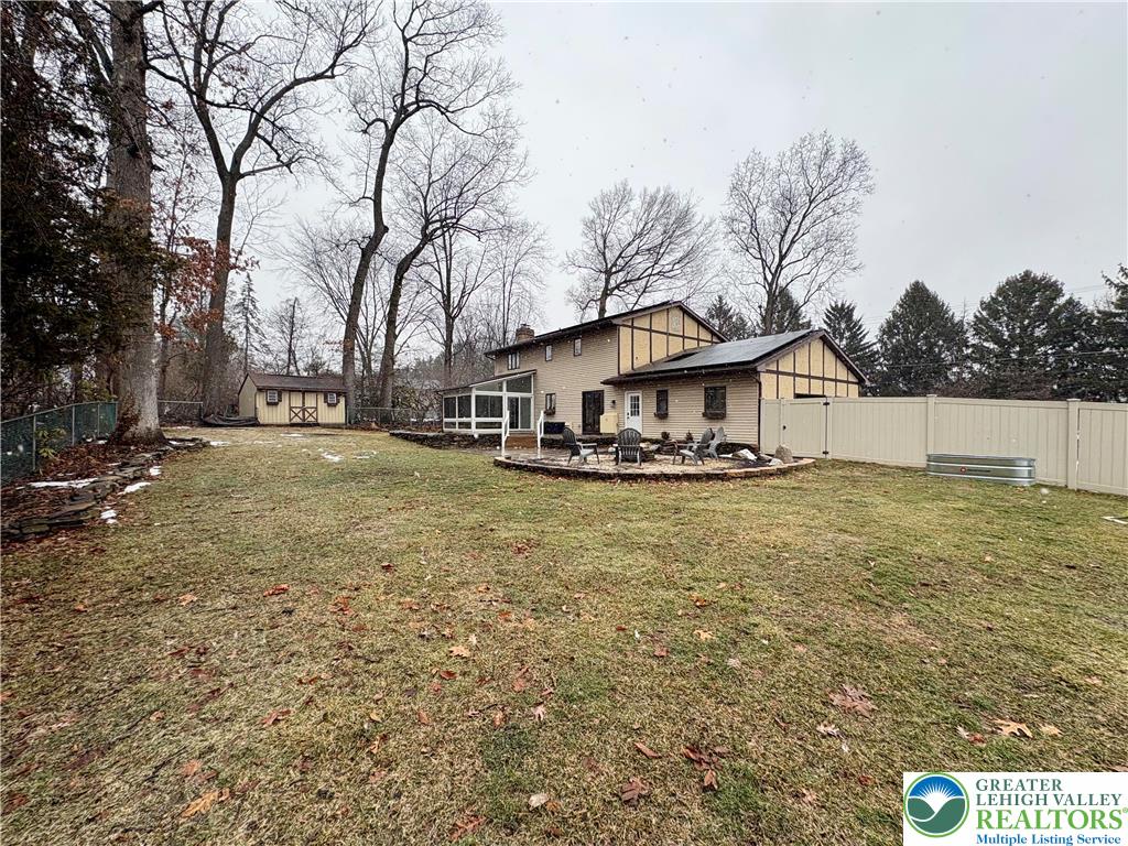 375 Georgetown Road Nazareth, PA 18064 - Photo 21 of 21 a view of large house with a big yard and large trees