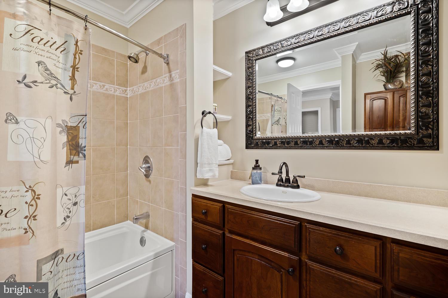 13826 Howard Road Dayton, MD 21036 - Photo 34 of 44 Master Full Bath with Ceramic Tiled Shower & Floor