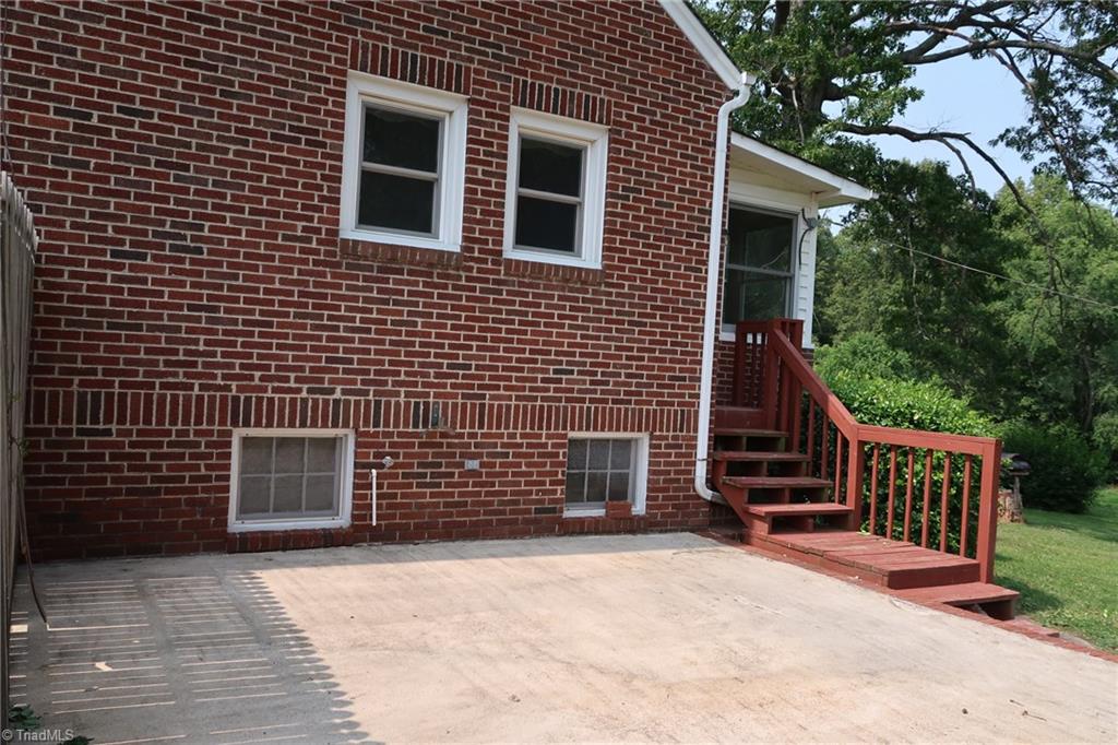 Concrete patio
