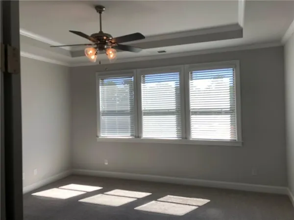a view of a livingroom with a window