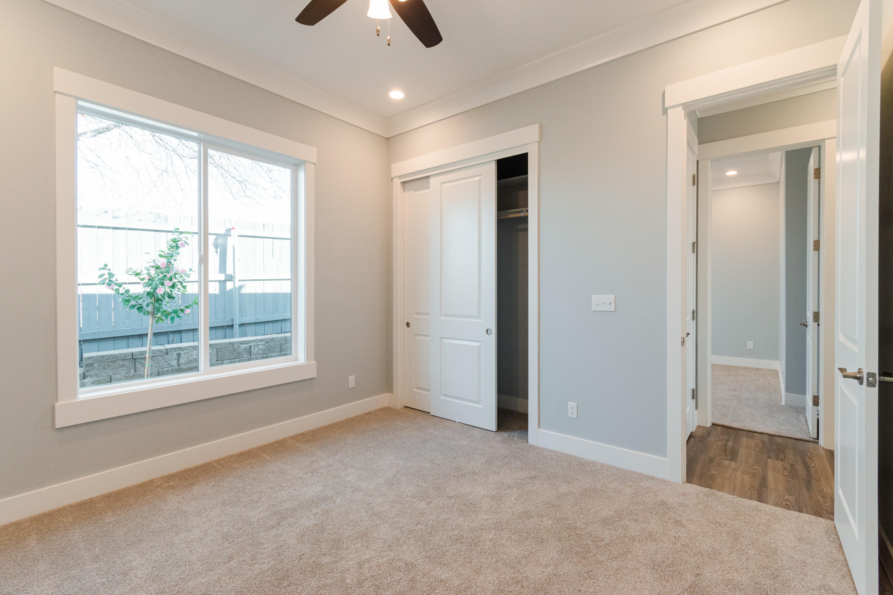 808 River Bend Road Redding, CA 96003 - Photo 27 of 43 a view of an empty room with a window