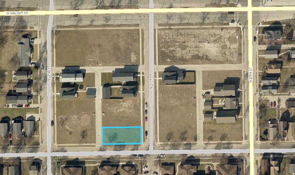 1607 North 21st Street Milwaukee, WI 53205 - Photo 2 of 15 Location of lot within Walnut Circle Subdivision
