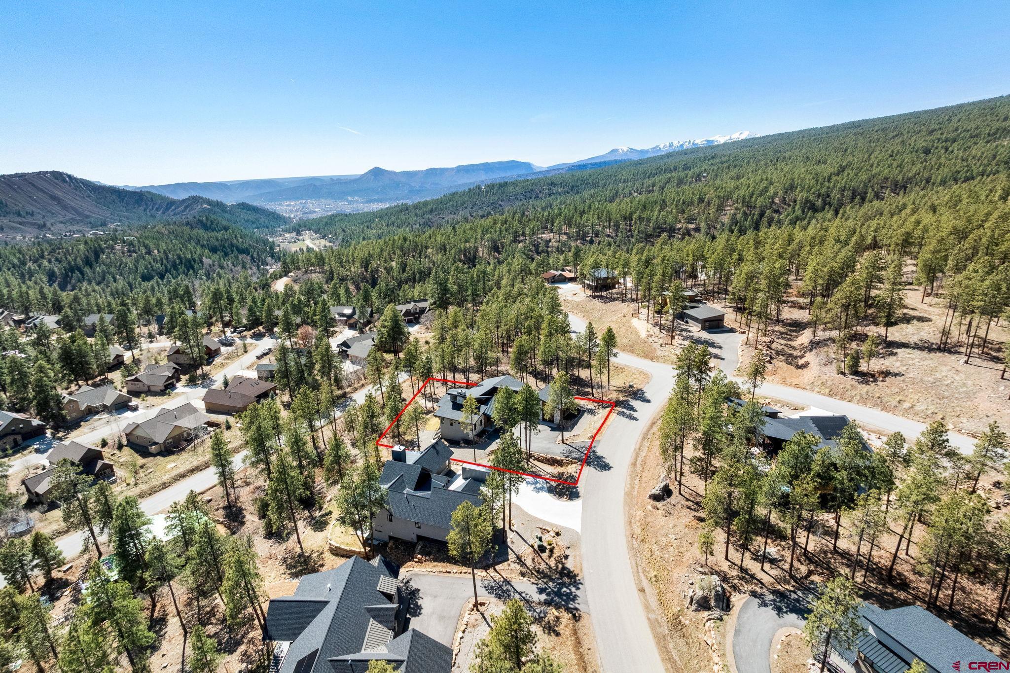 26 Boulder View Drive Durango, CO 81301 - Photo 45 of 45 a view of a city with mountains in the background