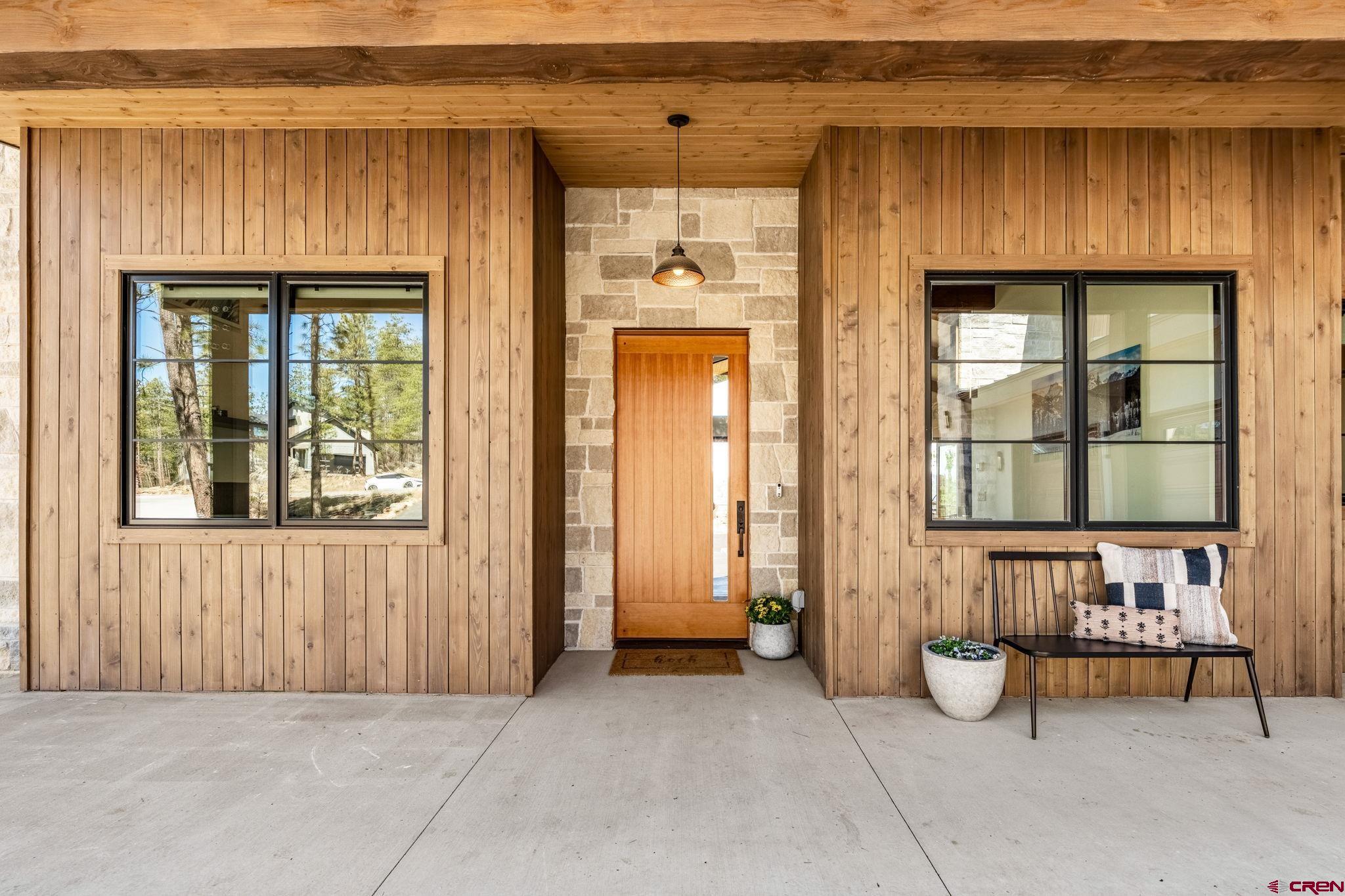 26 Boulder View Drive Durango, CO 81301 - Photo 5 of 45 a view of a entryway with outdoor seating