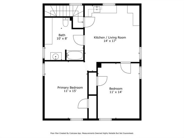 a view of front door