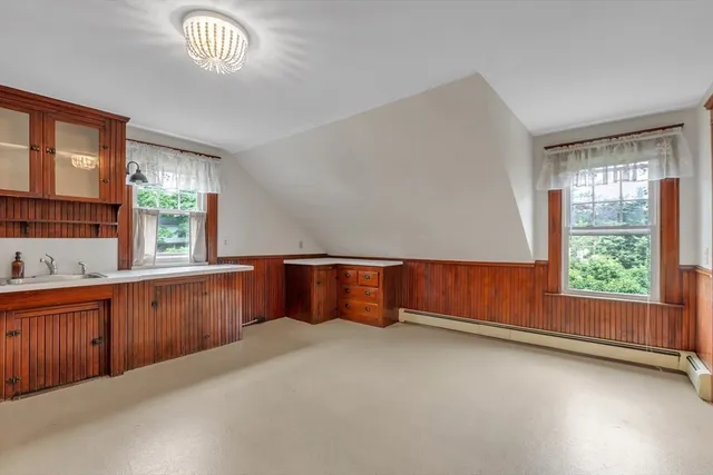 a view of a bedroom from a hallway