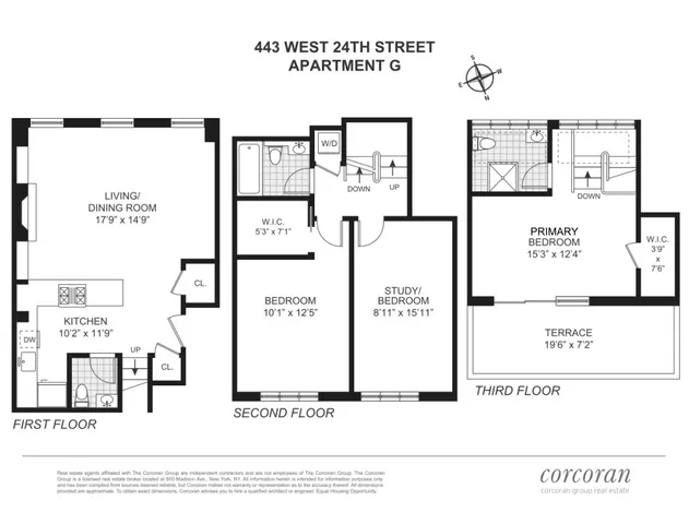 $2,395,000 | 443 West 24th Street, Unit G | Chelsea