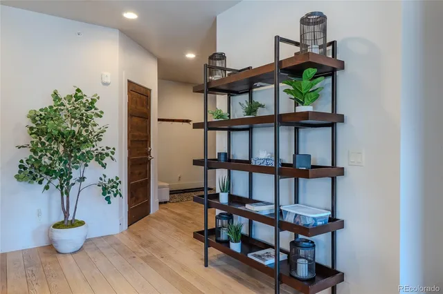 a view of a balcony with chairs