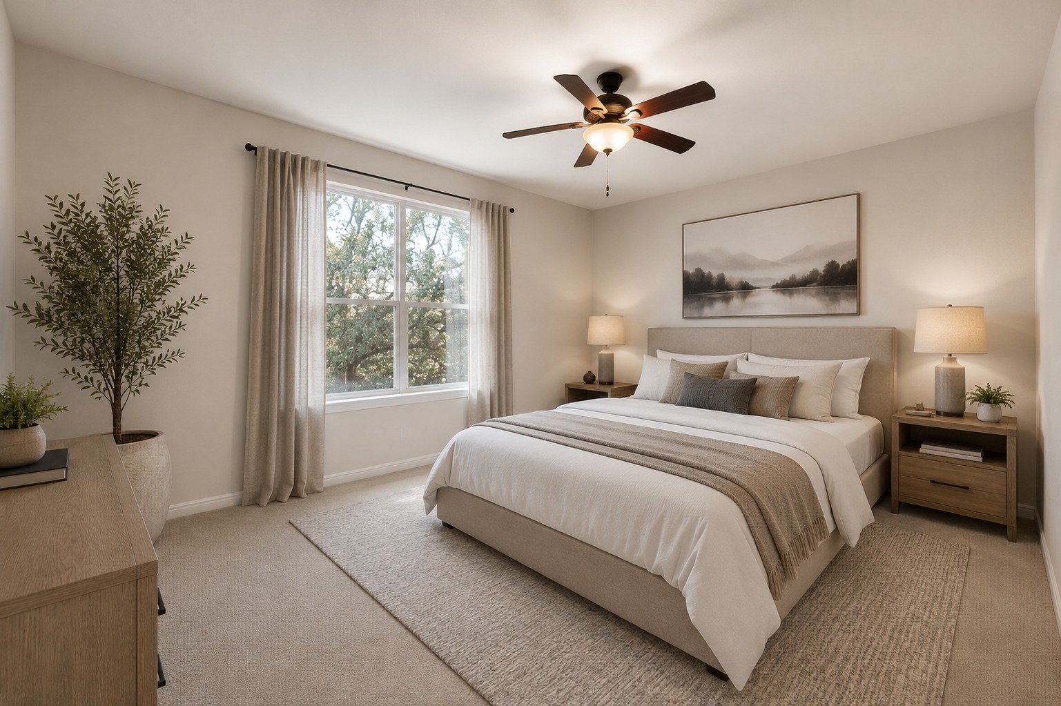 3903 Remington Road Cedar Park, TX 78613 - Photo 23 of 29 Natural light filters into this serene sleeping area, creating a peaceful atmosphere.