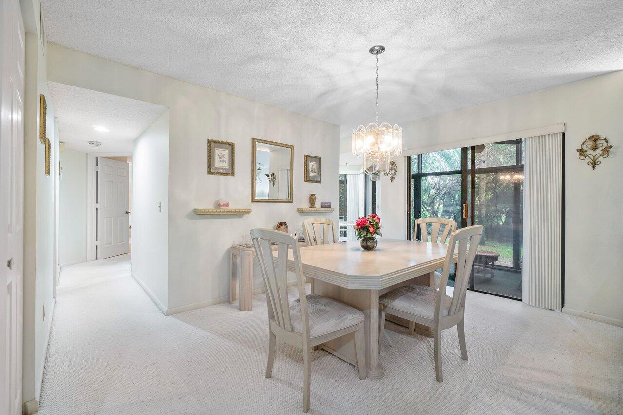 5650 Coach House Circle, Unit D Boca Raton, FL 33486 - Photo 10 of 32 DINING ROOM