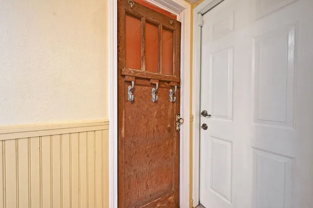 a view of front door