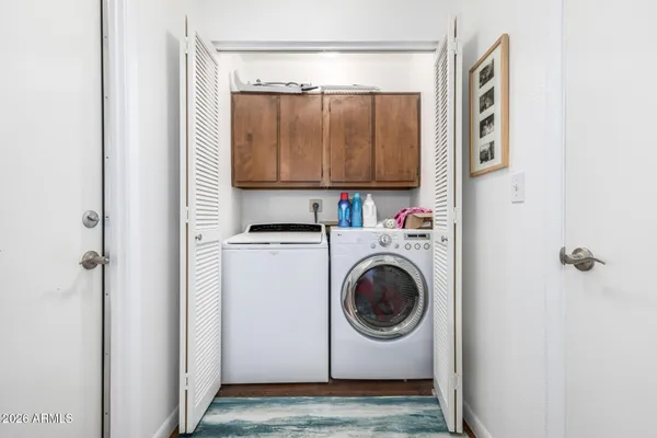 a view of storage and utility room