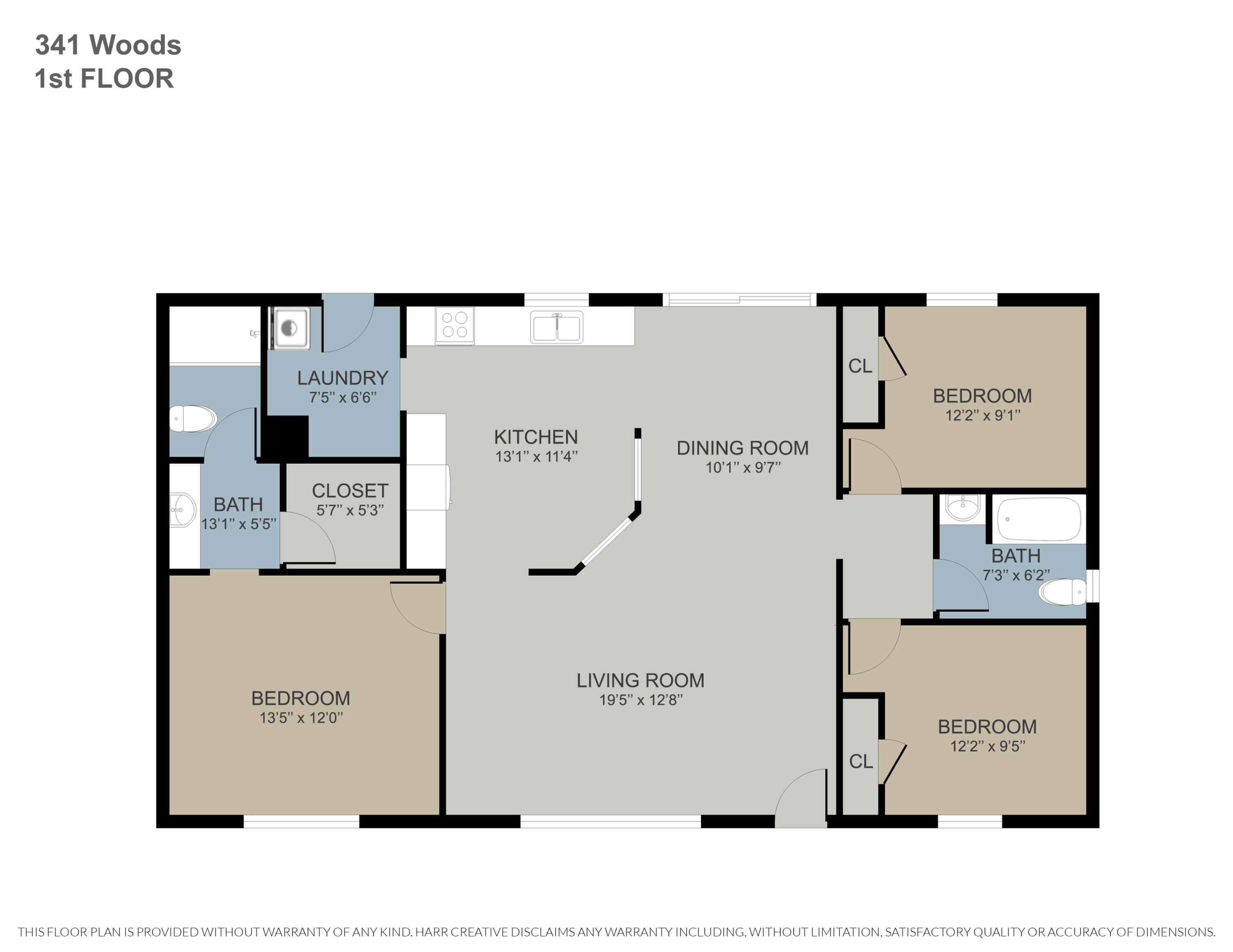 341 Woods Road Orleans, MI 48865 - Photo 17 of 21 341 Woods 1st Floor NO SQ FT