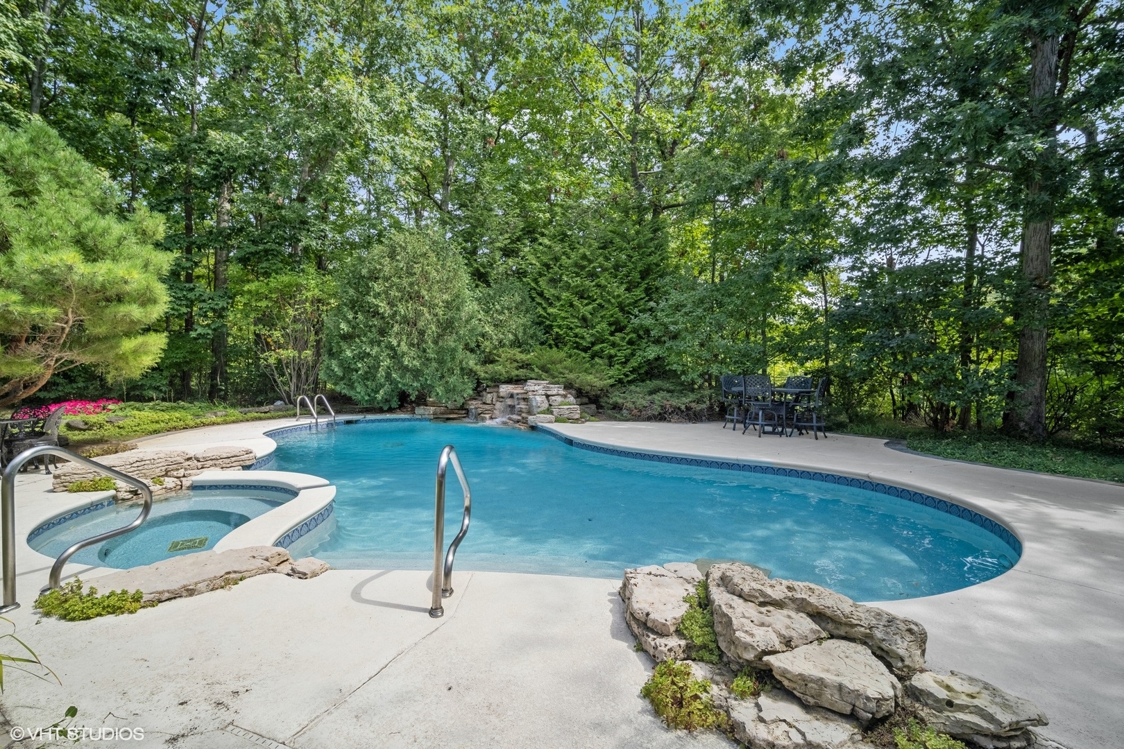 1214 Turicum Road Lake Forest, IL 60045 - Photo 30 of 37 a view of a swimming pool with a patio