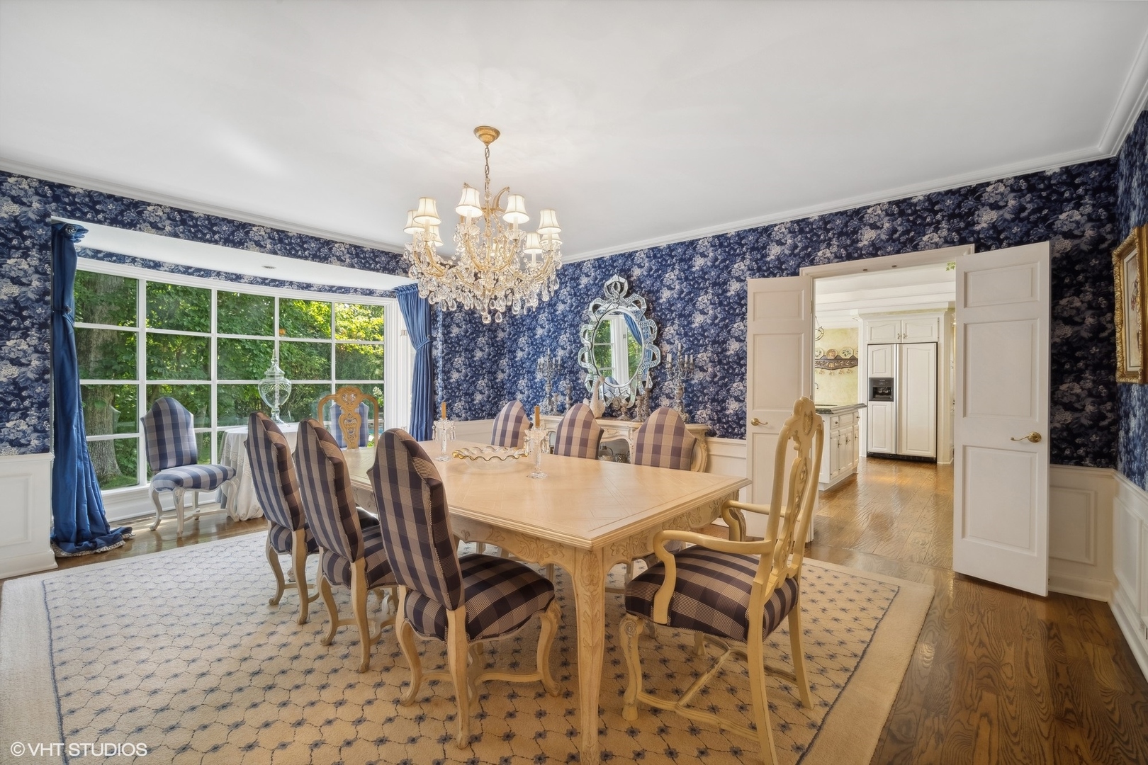 1214 Turicum Road Lake Forest, IL 60045 - Photo 9 of 37 a view of a dining room with furniture window and outside view