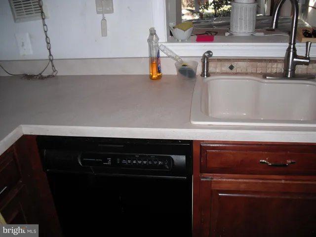 a close view of utility room