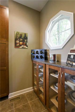 172 Ingman Cliff Road Tracy City, TN 37387 - Photo 3 of 18 Built In custom china cabinet with glass doors, next to kitchen pantry!