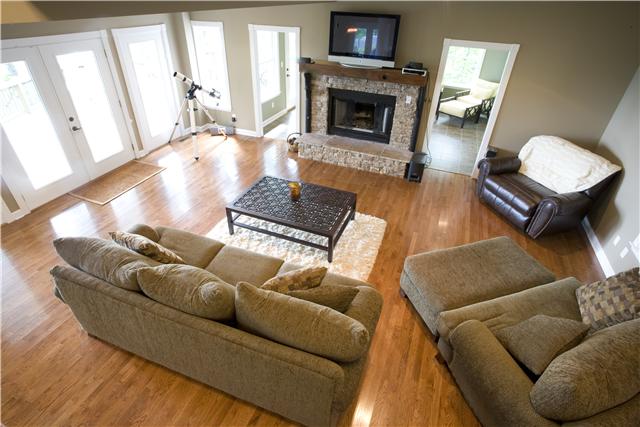 172 Ingman Cliff Road Tracy City, TN 37387 - Photo 10 of 18 Down into great room as seen from stairs!