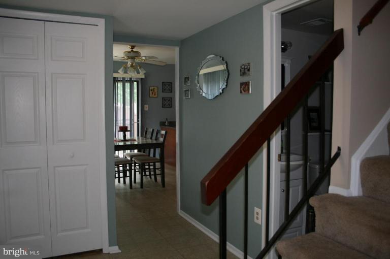Inviting clean and contemporary foyer.
