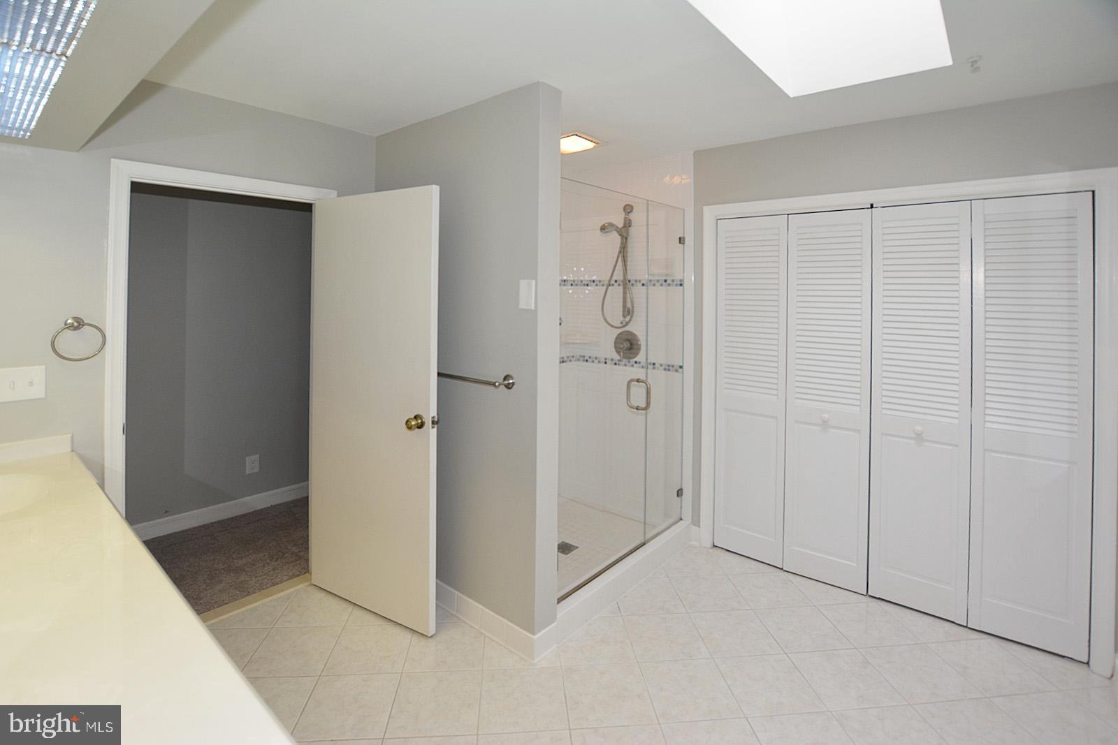 521 Beulah Road Vienna, VA 22180 - Photo 19 of 45 Renovated Master Bath with Skylight