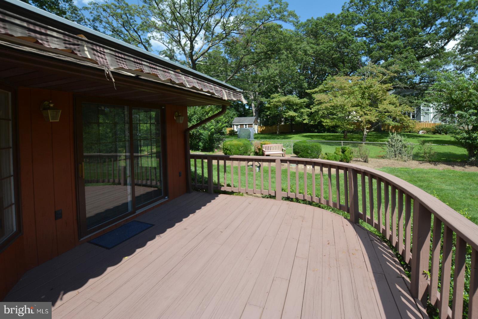 521 Beulah Road Vienna, VA 22180 - Photo 41 of 45 Large Custom Deck with Awning