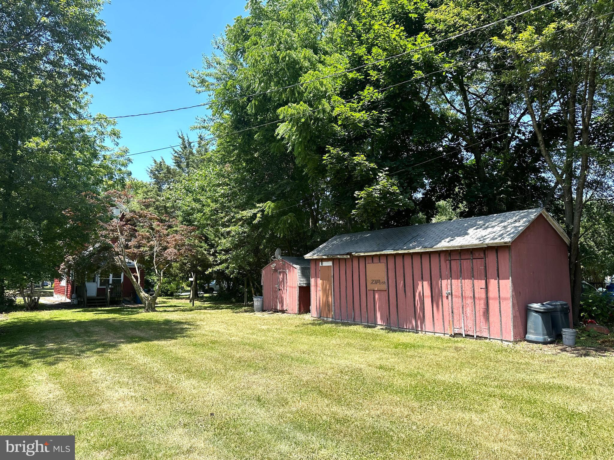 206 Maple Avenue Ridgely, MD 21660 - Photo 2 of 19 Large backyard with 2 sheds