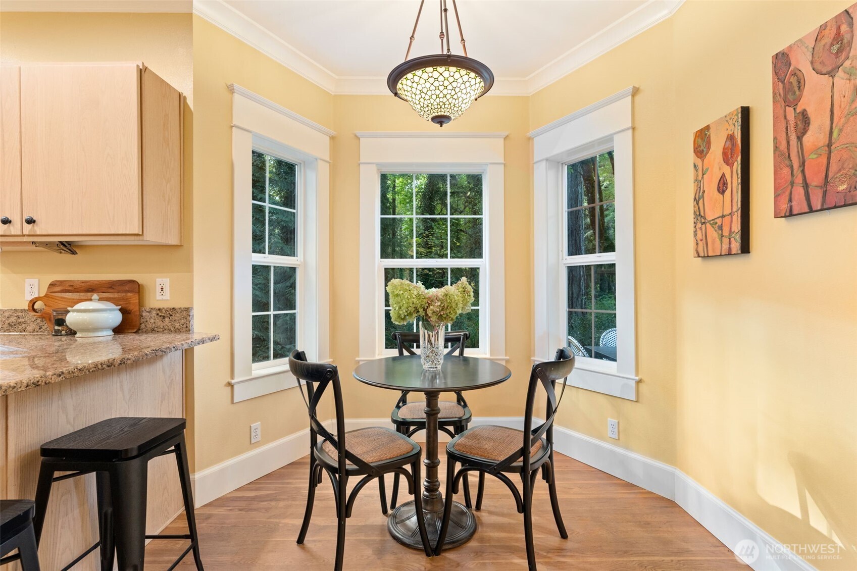 8991 Springwood Avenue Northeast Bainbridge Island, WA 98110 - Photo 17 of 36 a dining room with furniture and window