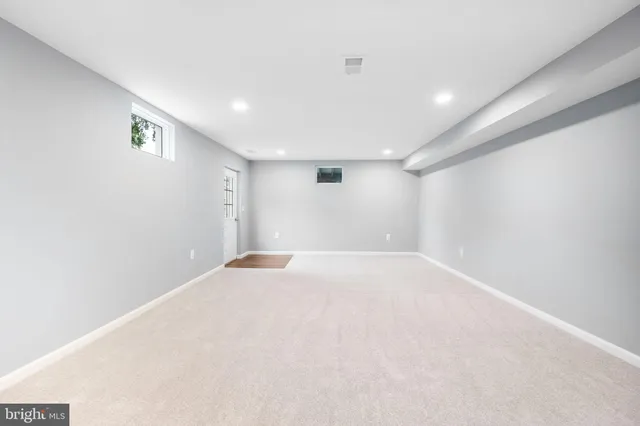 a view of an empty room