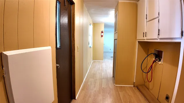 a view of swimming pool with a garden