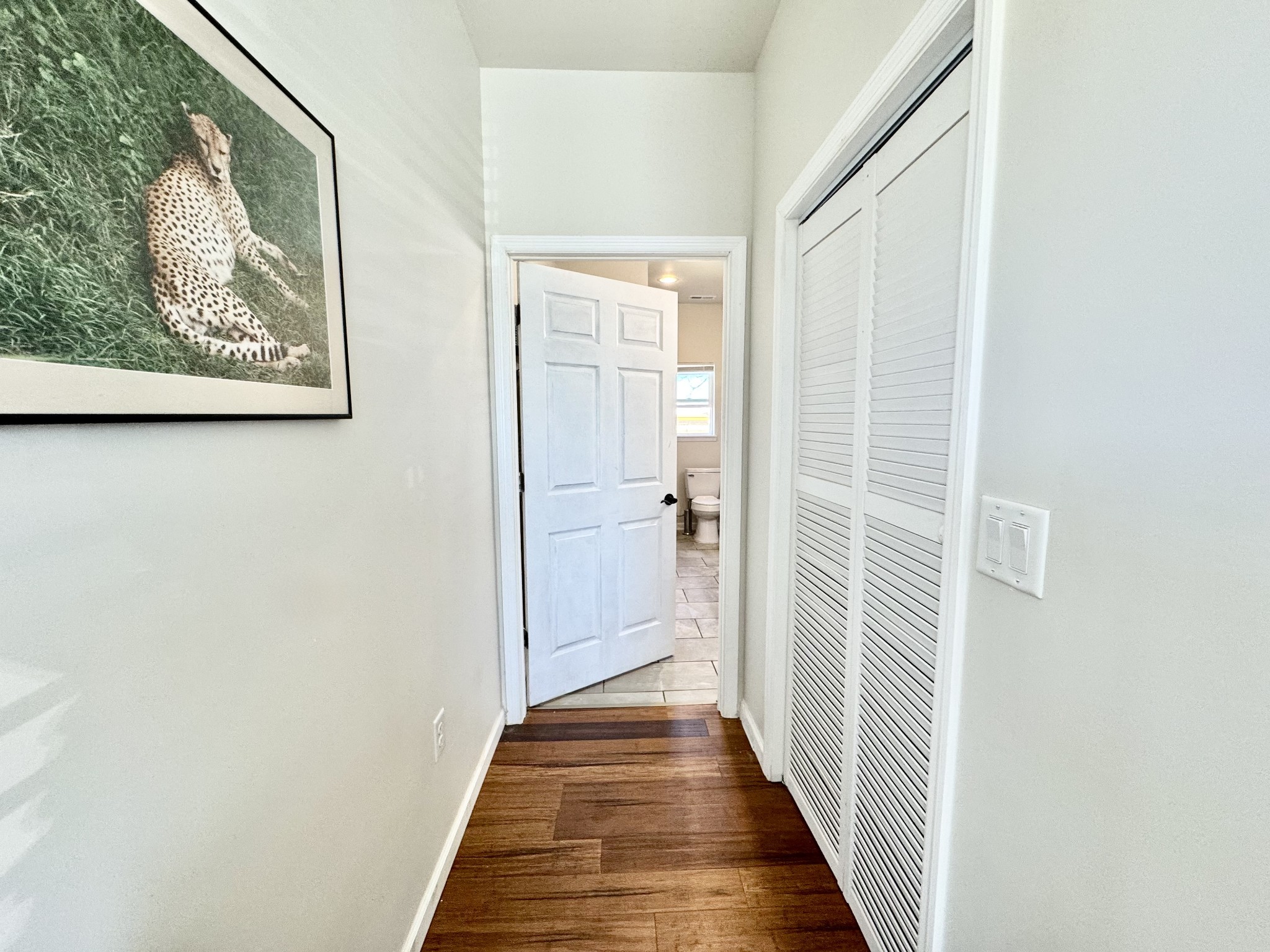 11250 Shelbyville Road Morrison, TN 37357 - Photo 30 of 33 a view of a hallway with wooden floor and closet