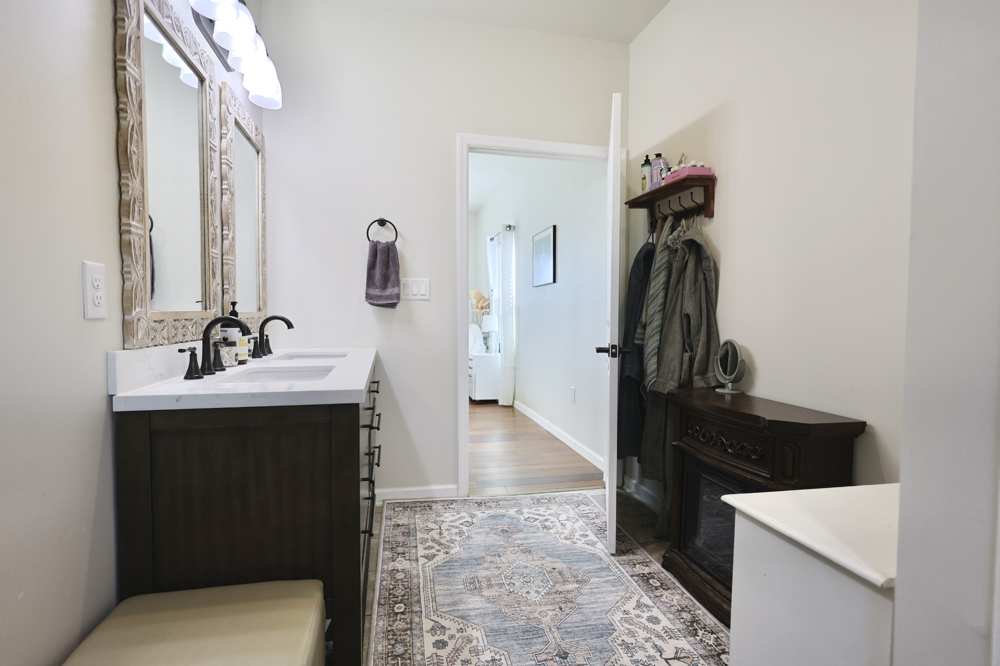 11250 Shelbyville Road Morrison, TN 37357 - Photo 10 of 33 a bathroom with a sink and mirror