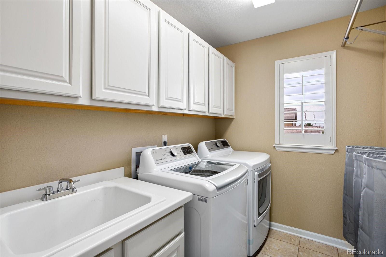 690 Tiger Lily Way Highlands Ranch, CO 80126 - Photo 31 of 38 a utility room with dryer and washer