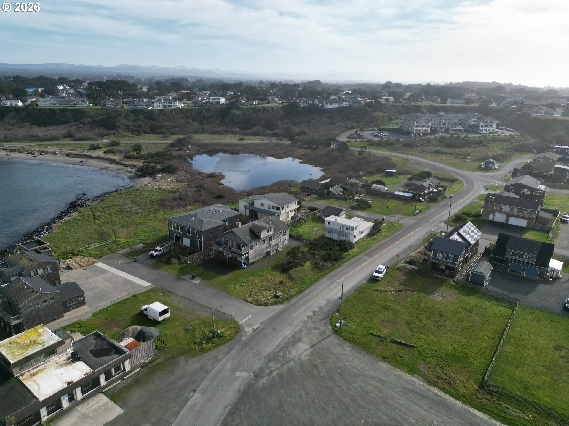 Secorner Lincoln 3rd Street Southwest Bandon, OR 97411 - Photo 6 of 10 an aerial view of a city