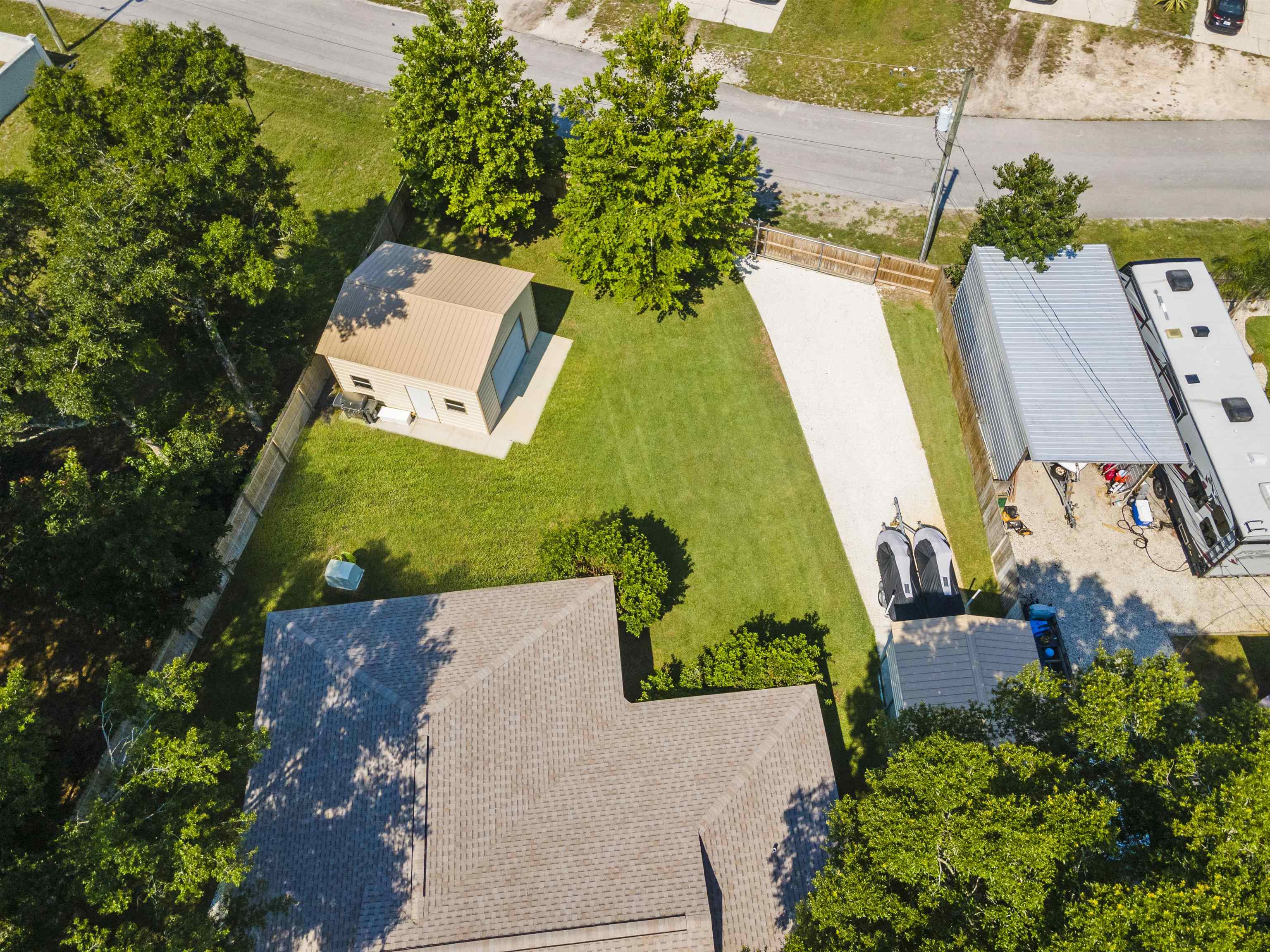 845 Wildwood Drive St. Augustine, FL 32086 - Photo 4 of 58 an aerial view of a house with a garden
