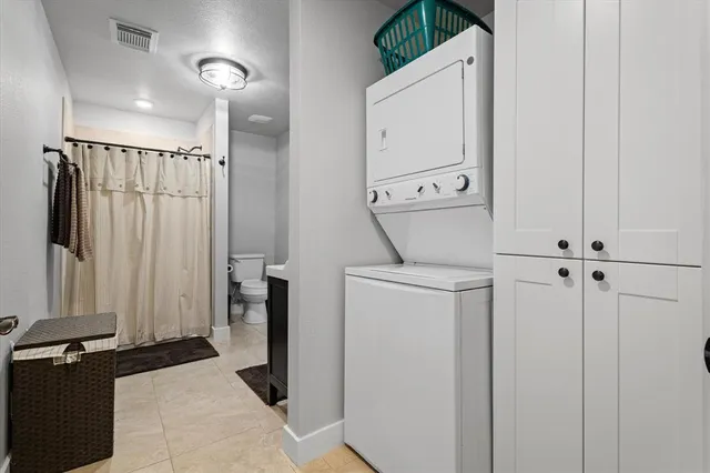 a view of garage with furniture