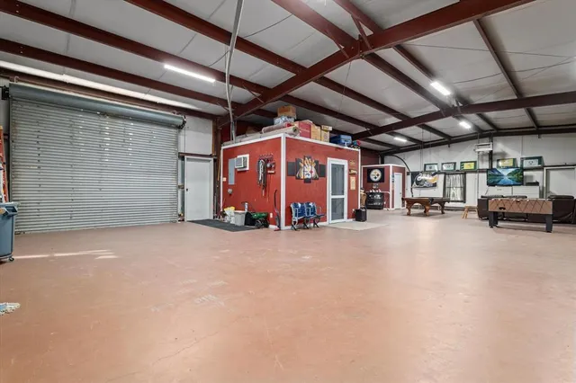 a chairs and a table in a room