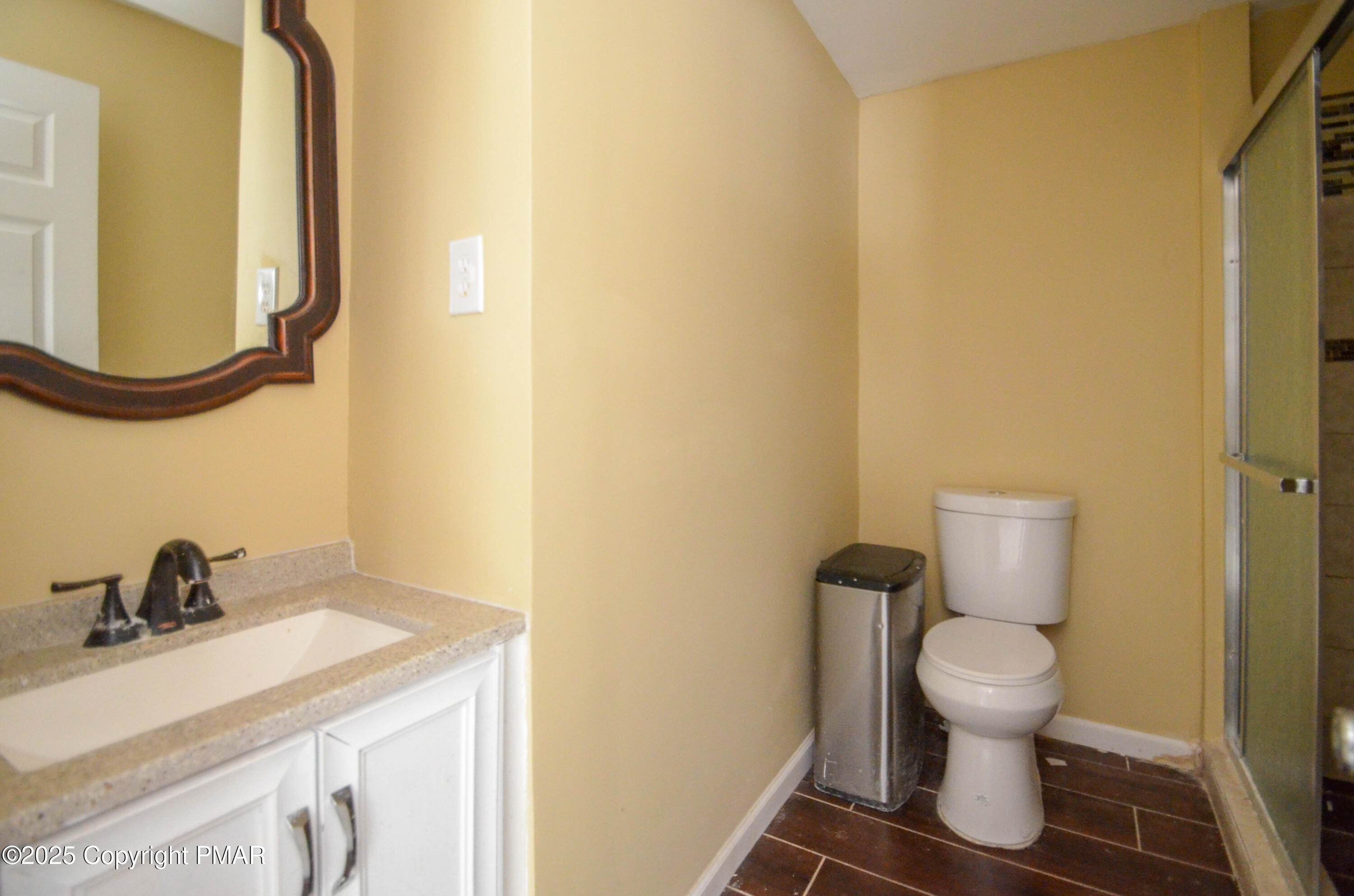 1108 Fir Road Effort, PA 18330 - Photo 18 of 22 a bathroom with a sink and a mirror