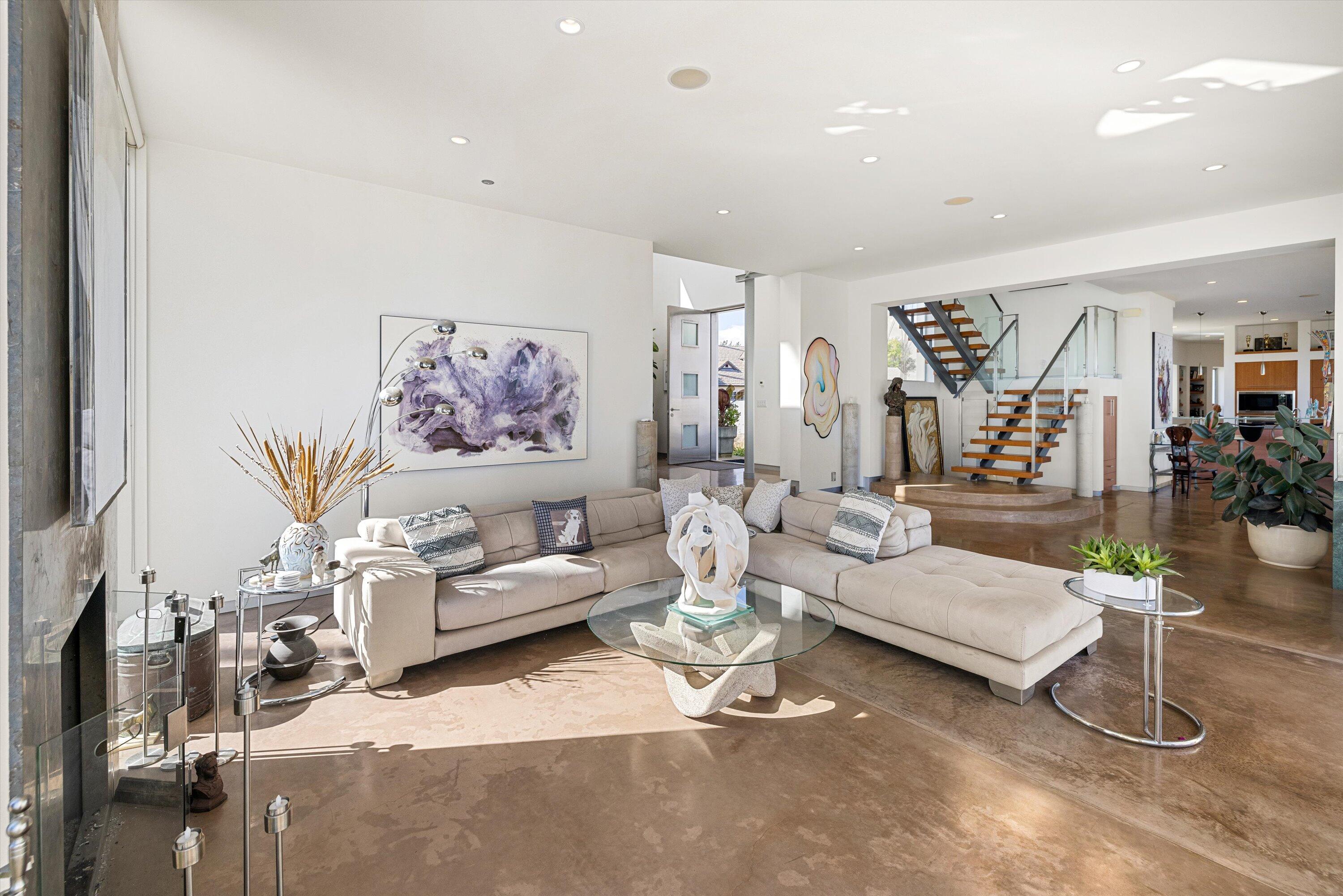 5297 Austin Road Santa Barbara, CA 93111 - Photo 8 of 35 a living room with furniture and wooden floor