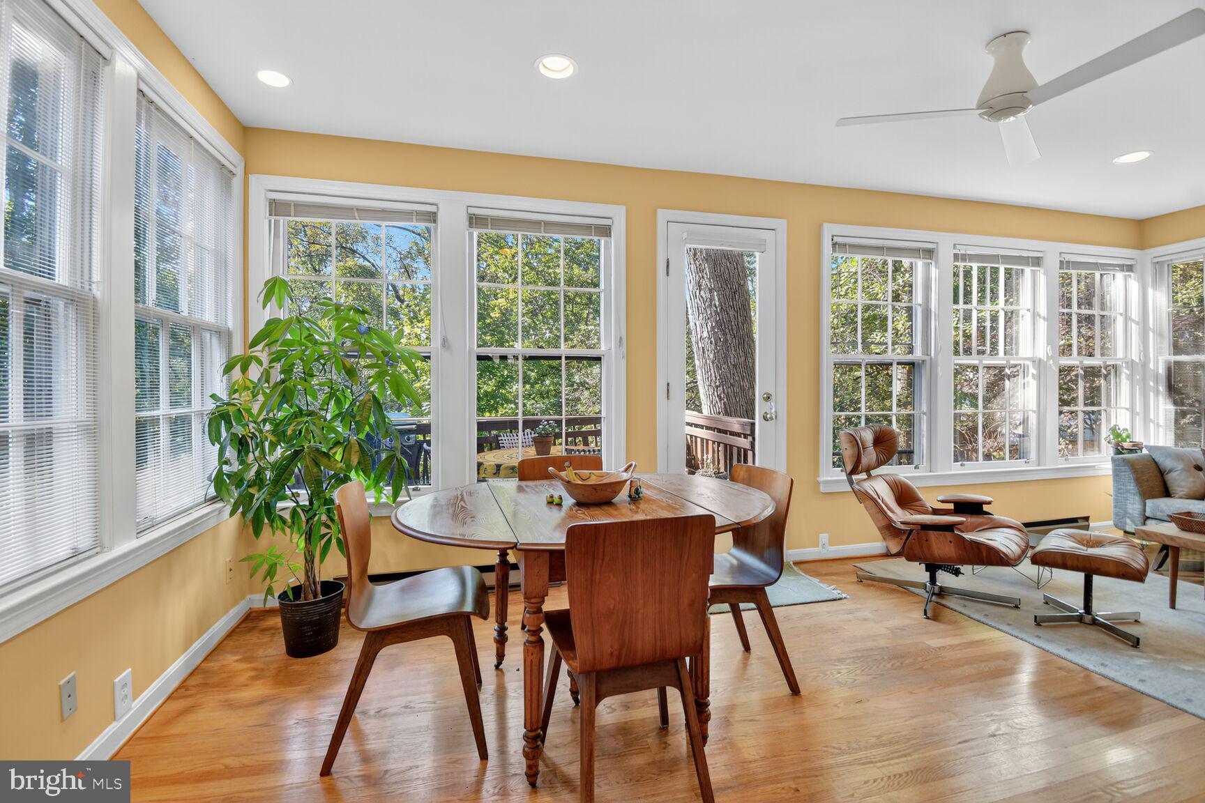 14 Cleveland Avenue Takoma Park, MD 20912 - Photo 14 of 41 a view of a dining room with furniture window and outside view