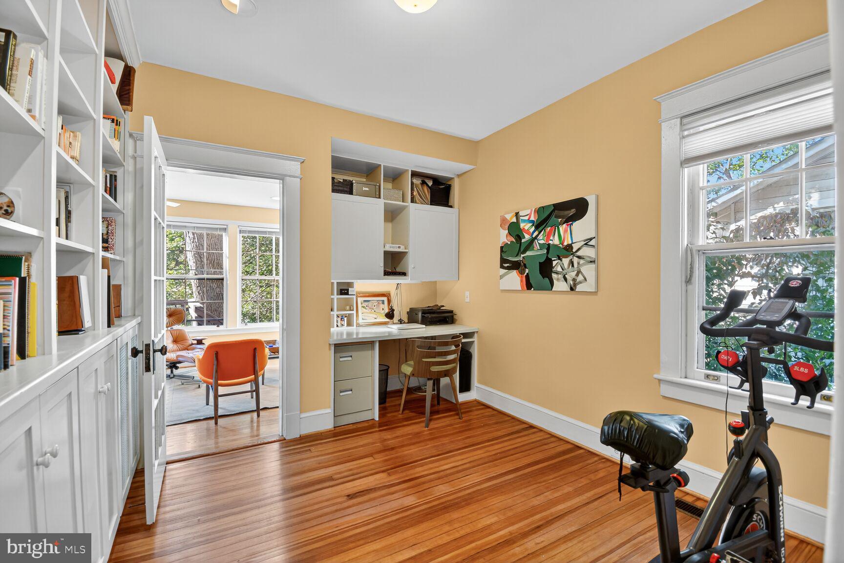 14 Cleveland Avenue Takoma Park, MD 20912 - Photo 21 of 41 a view of a livingroom with furniture and hardwood floor