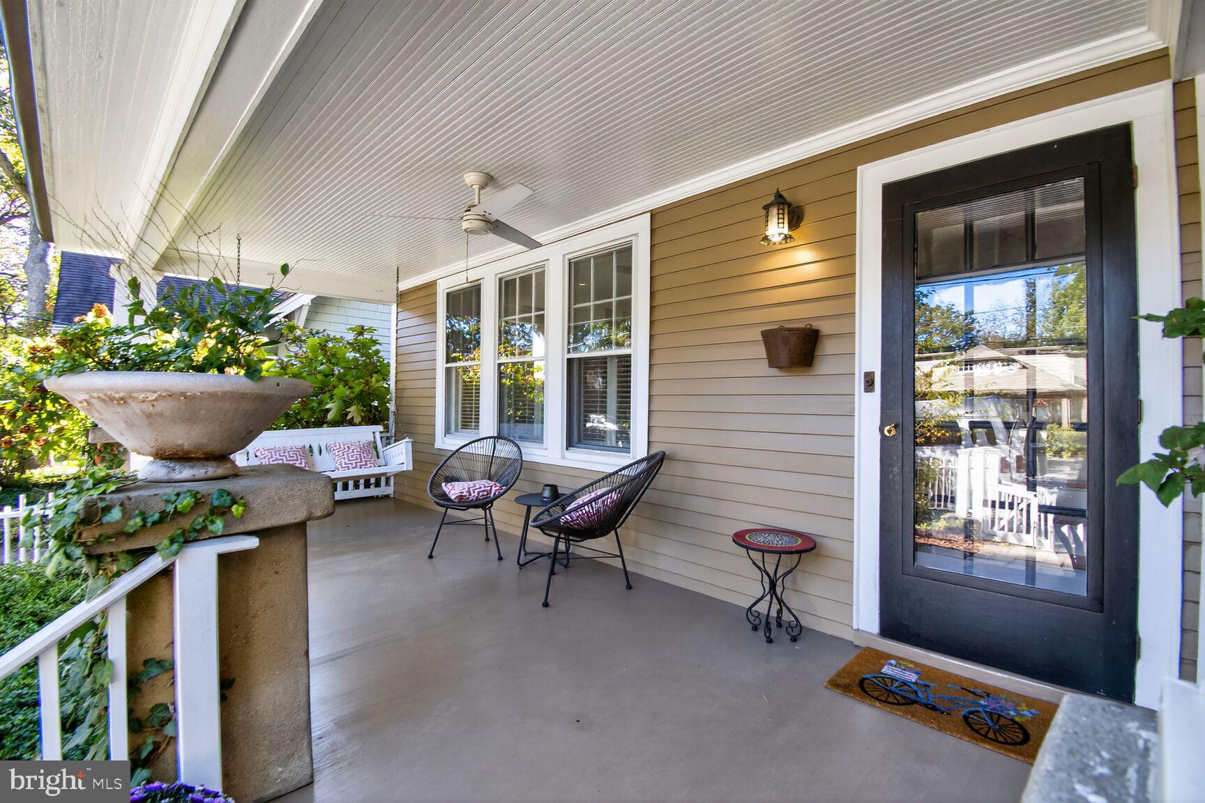 14 Cleveland Avenue Takoma Park, MD 20912 - Photo 5 of 41 a backyard of a house with outdoor seating