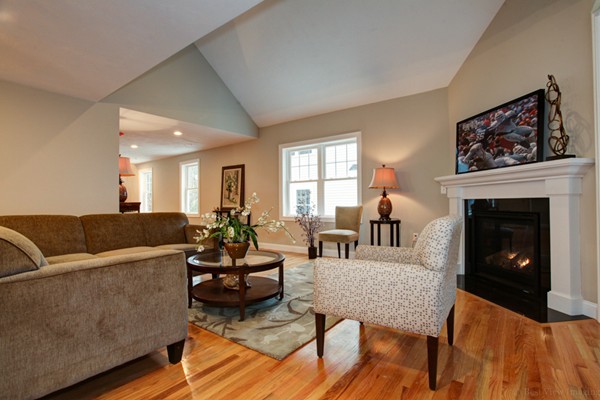 3 C Trail Ridge Way, Unit 7 Harvard, MA 01451 - Photo 9 of 30 a living room with furniture and a fireplace