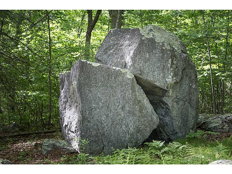 22 Winsor Road Foster, RI 02825 - Photo 25 of 25 View. INTERESTING ROCK FORMATION ON PROPERTY