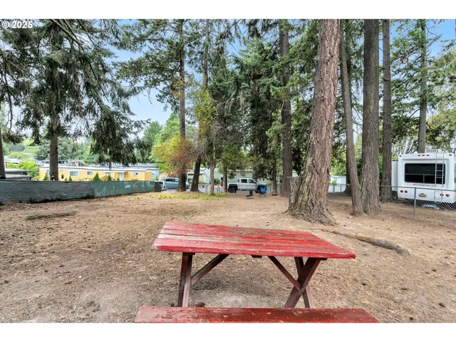 a view of outdoor space with seating space