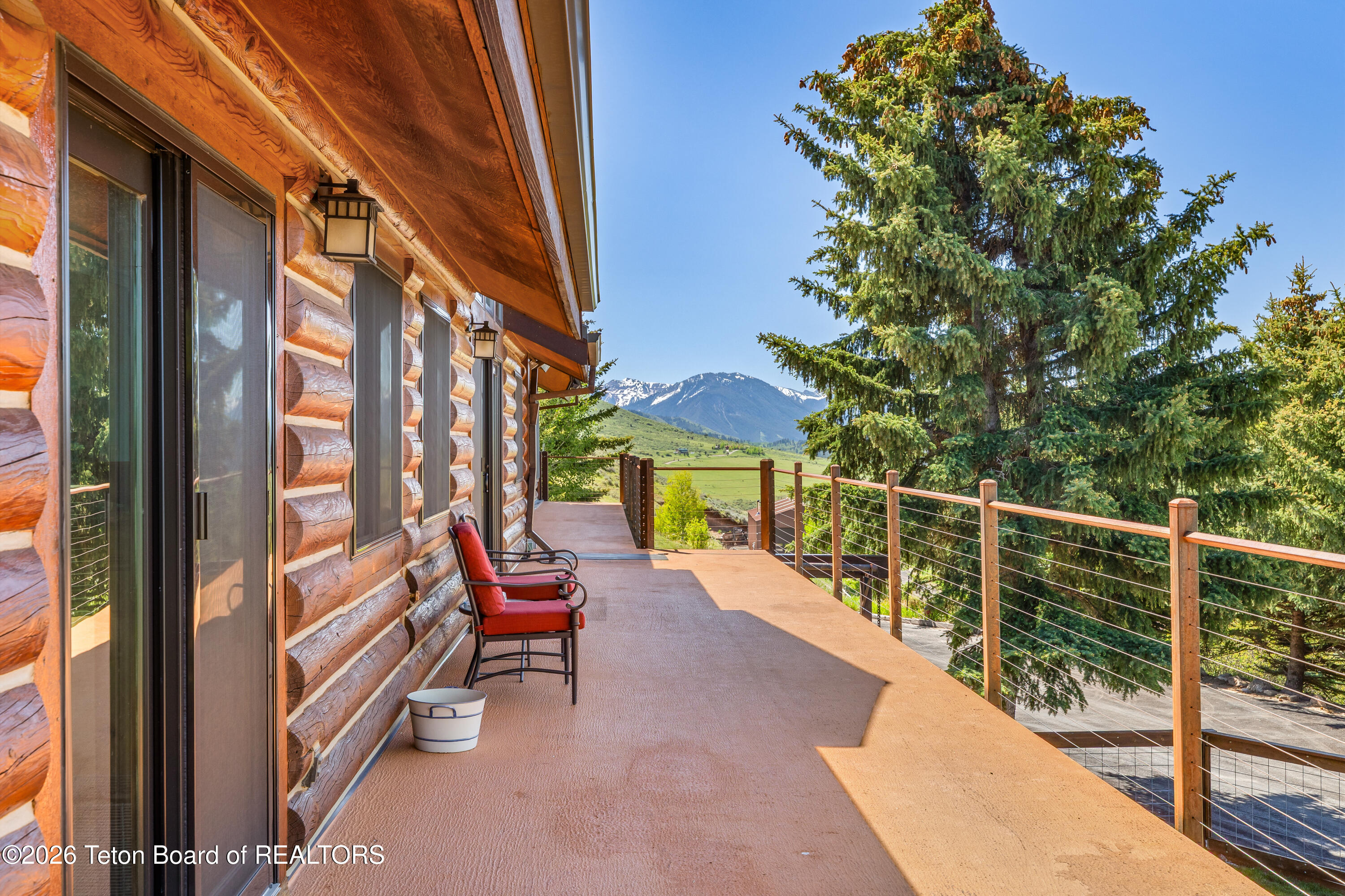 2490 La Bonte Road Jackson, WY 83001 - Photo 37 of 50 Exterior Upper Deck Chairs